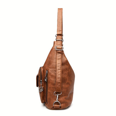 Kloe | Casual Hobo Leather Bag