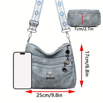 Kaori | Casual Denim Shoulder Bag