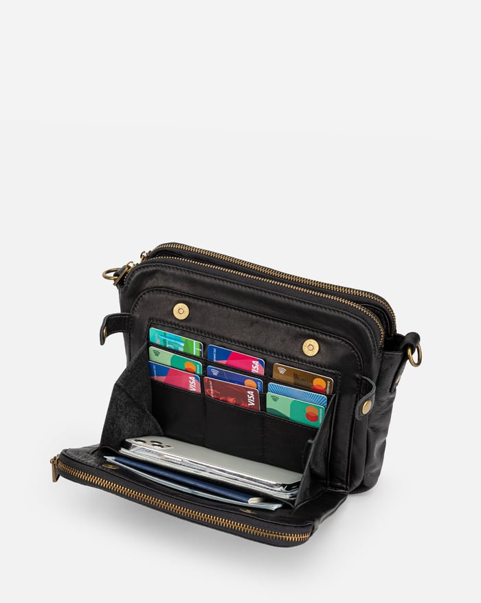 Freja | Urban leather crossbody bag