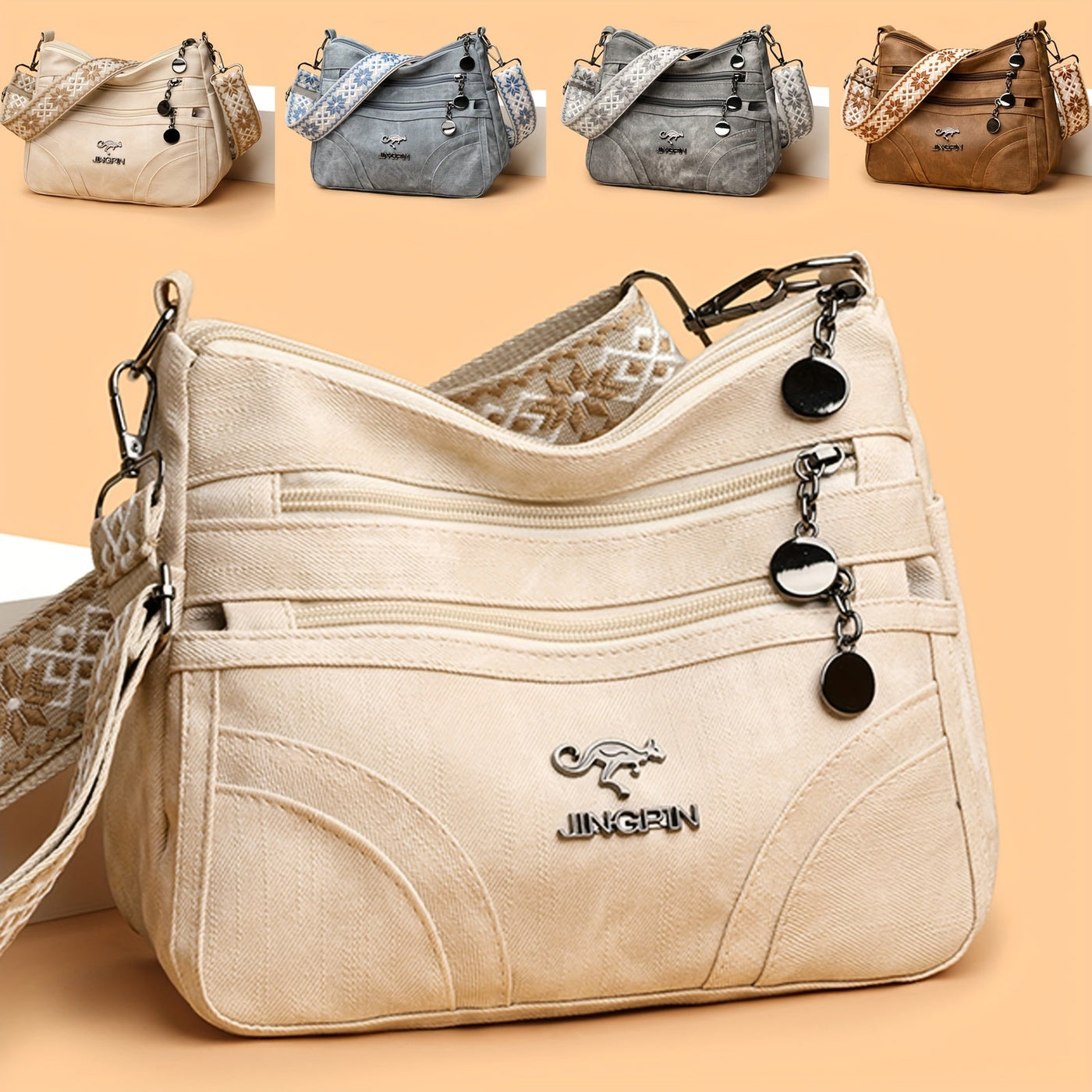 Kaori | Casual Denim Shoulder Bag