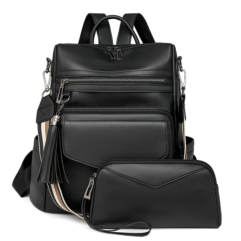 Kali | Leather Backpack with Multiple Pockets