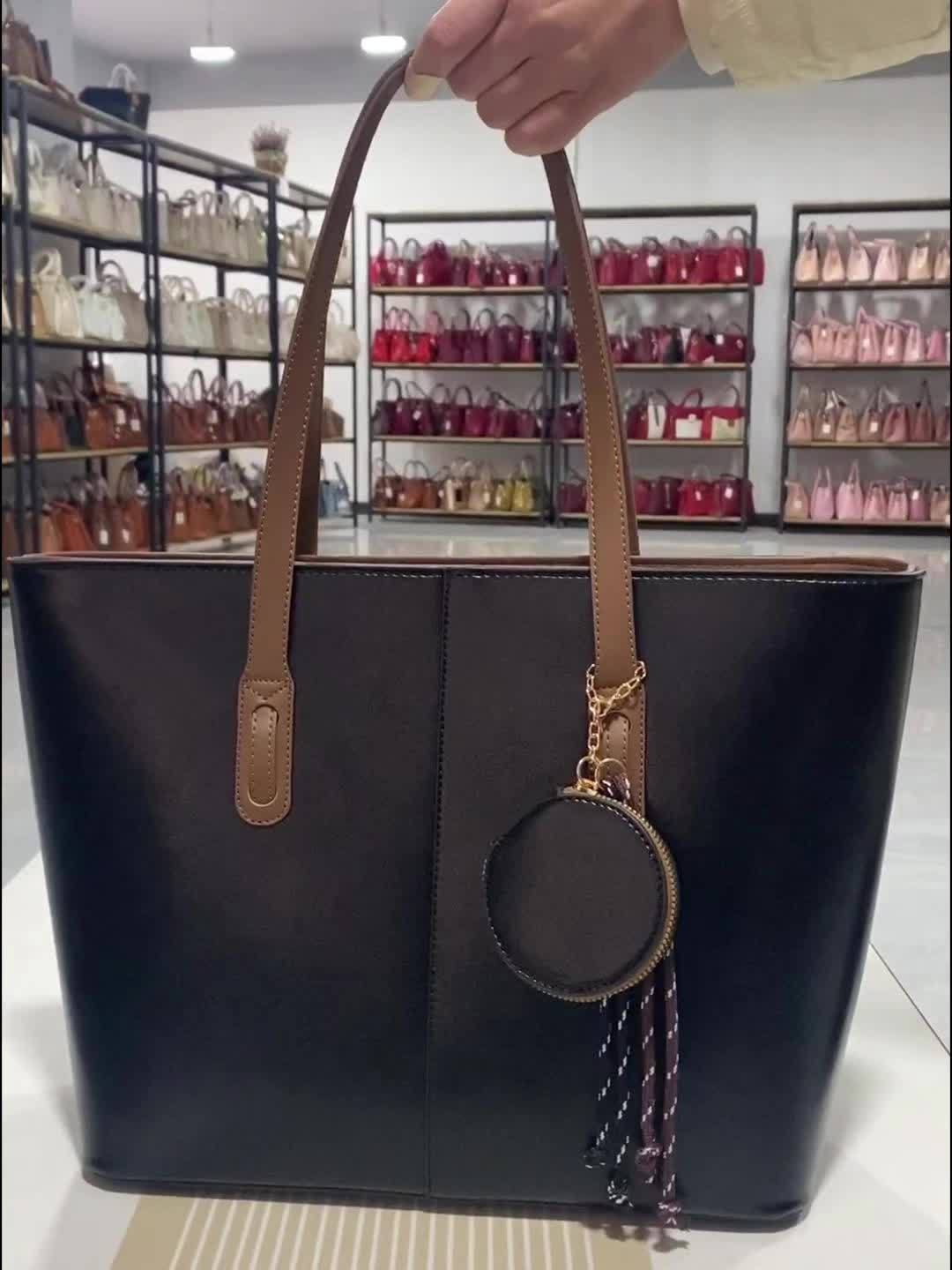 Kim | Two-Tone Tote Bag