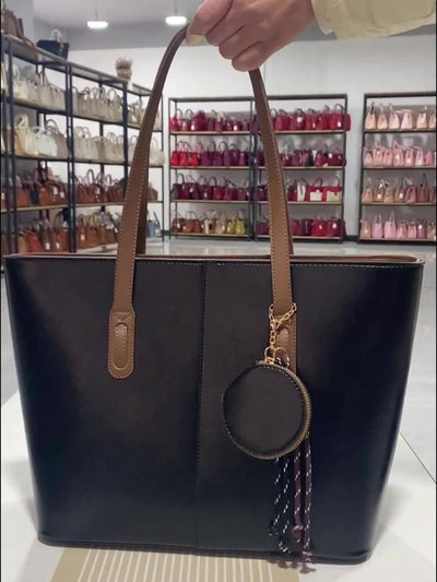 Kim | Two-Tone Tote Bag