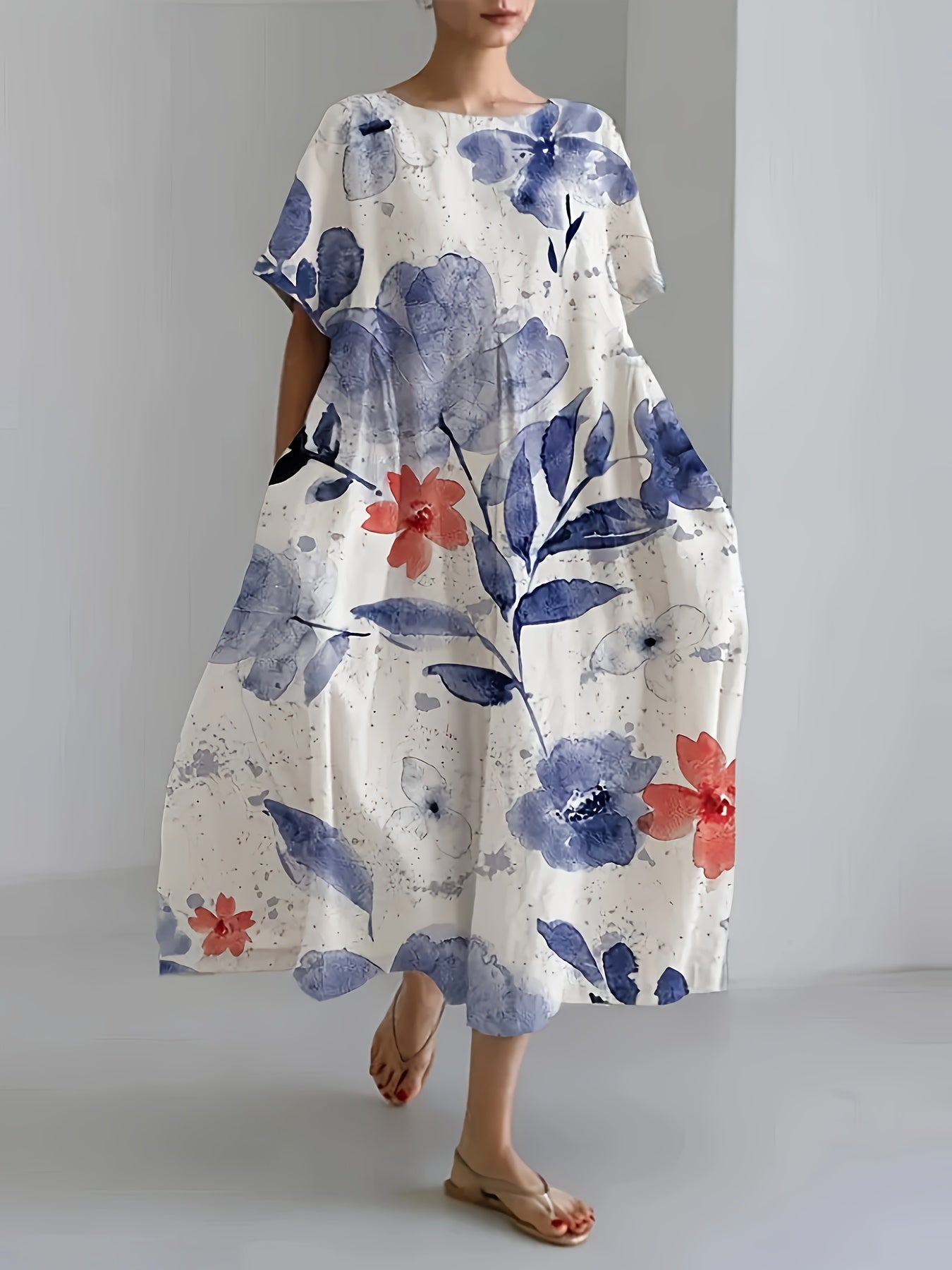 Karin | Artistic Floral Dress