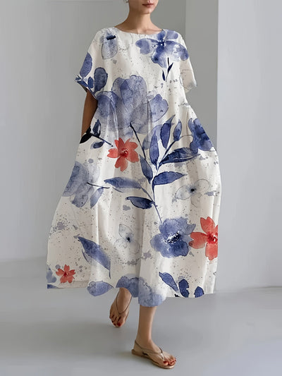 Karin | Artistic Floral Dress