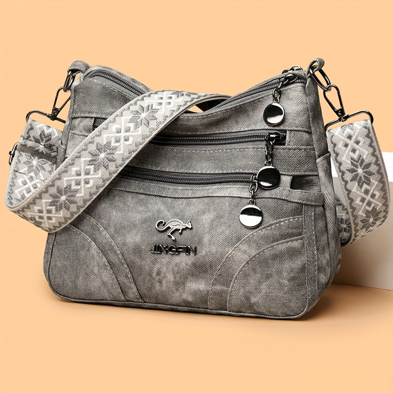 Kaori | Casual Denim Shoulder Bag