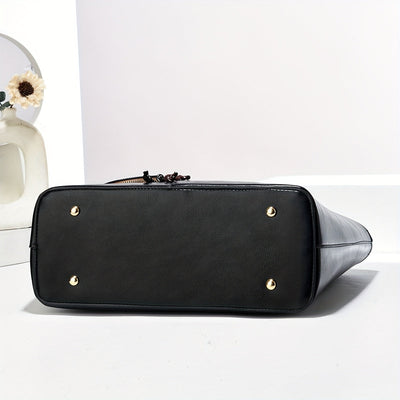 Kim | Two-Tone Tote Bag