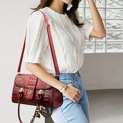 Caalla - Magnetic Crocodile Handbag