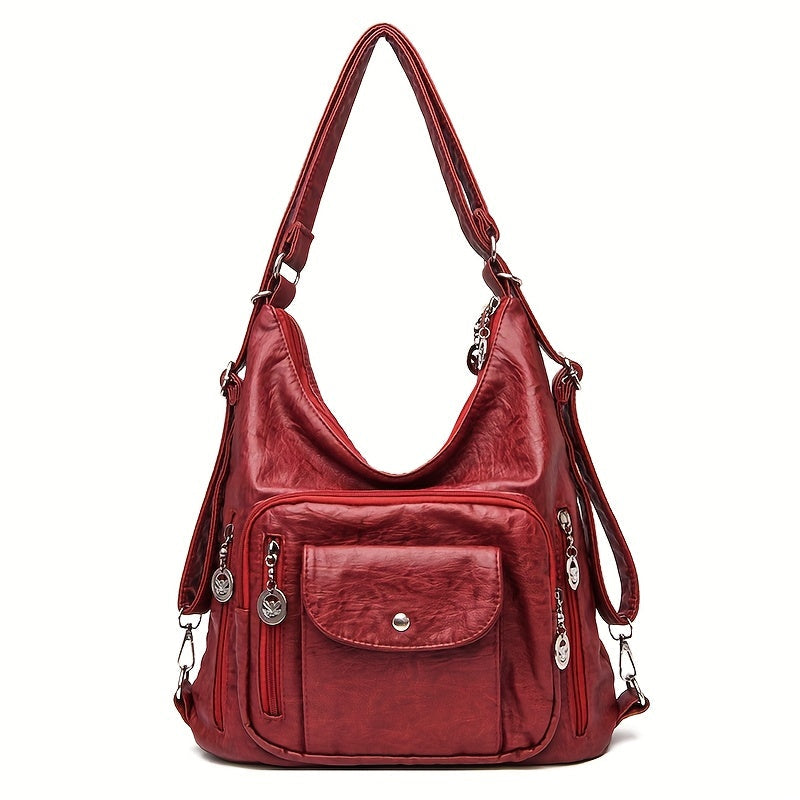 Kloe | Casual Hobo Leather Bag