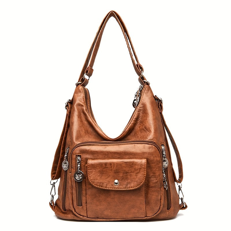 Kloe | Casual Hobo Leather Bag