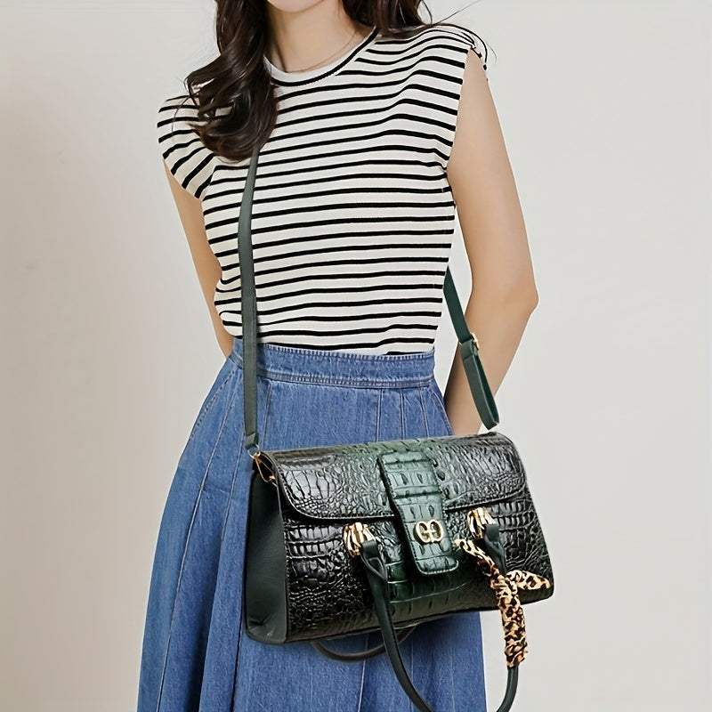 Caalla - Magnetic Crocodile Handbag