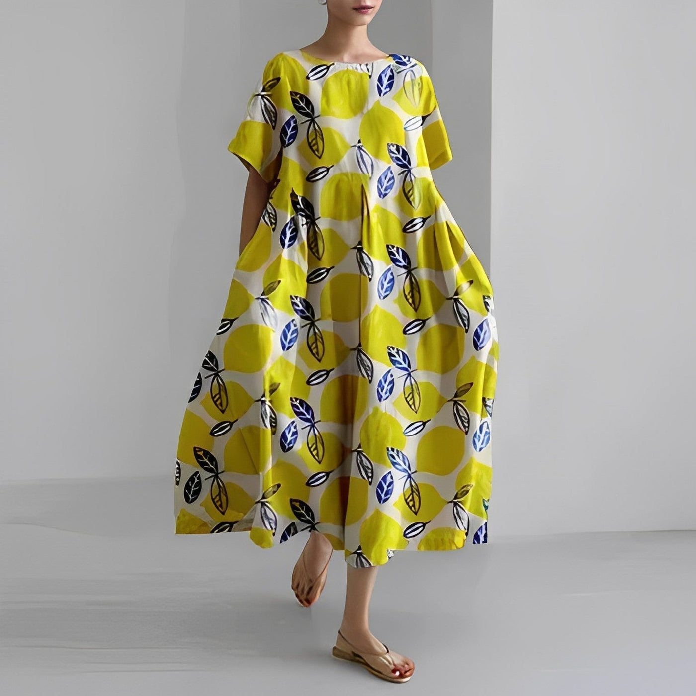 Jasmina | Joyful Printed Viscose Dress
