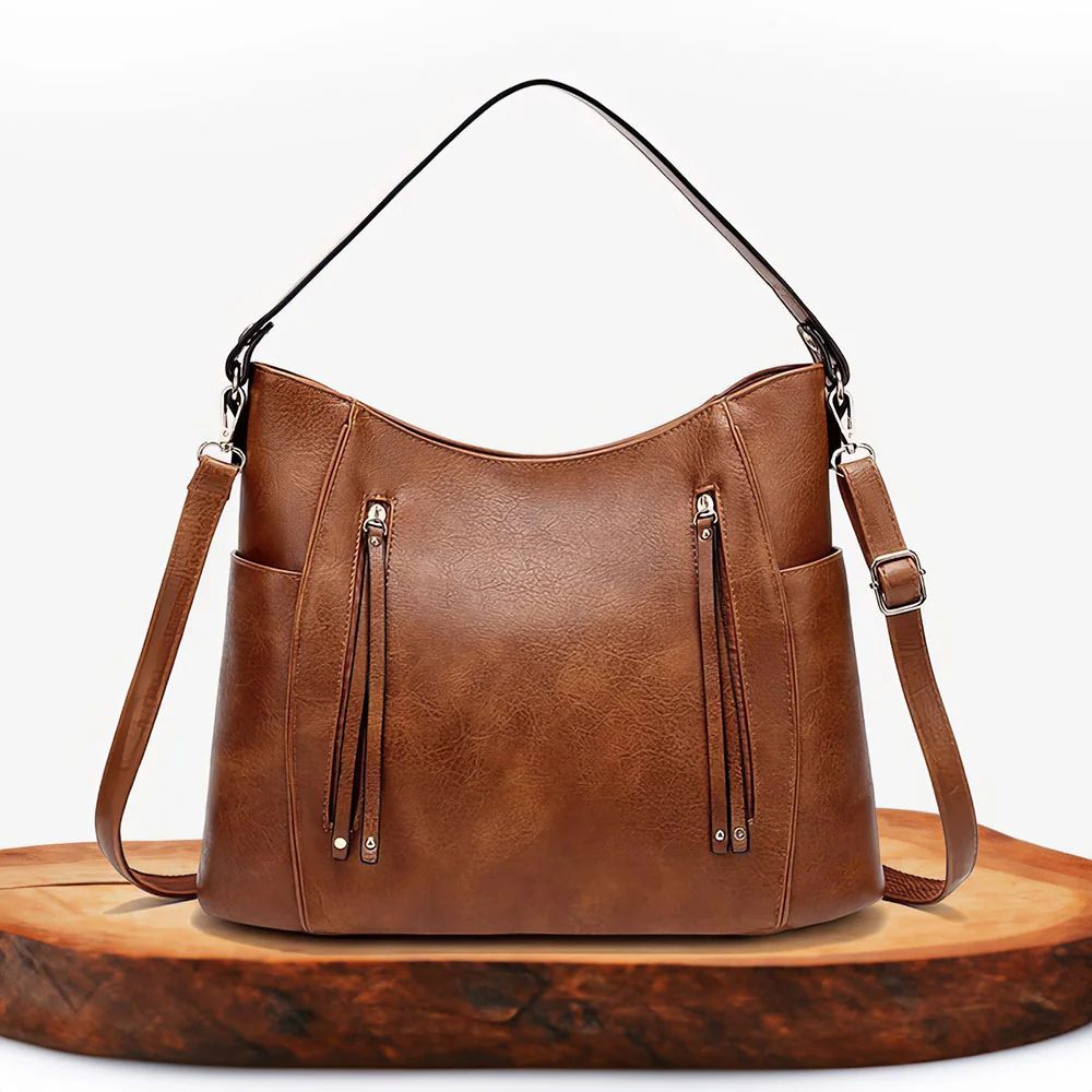 Selma | Leather Bucket Bag