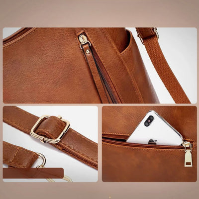 Selma | Leather Bucket Bag