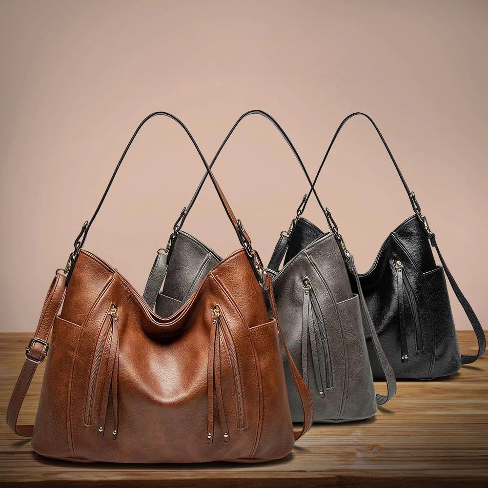 Selma | Leather Bucket Bag