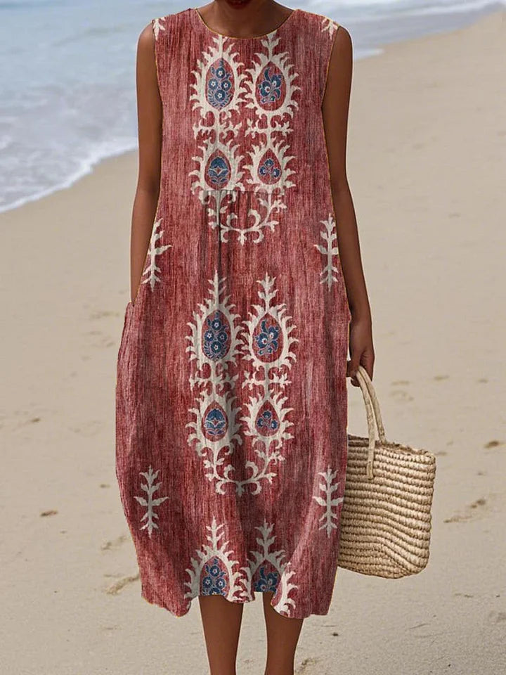 Deb - Sleeveless Summer Pocket Dress