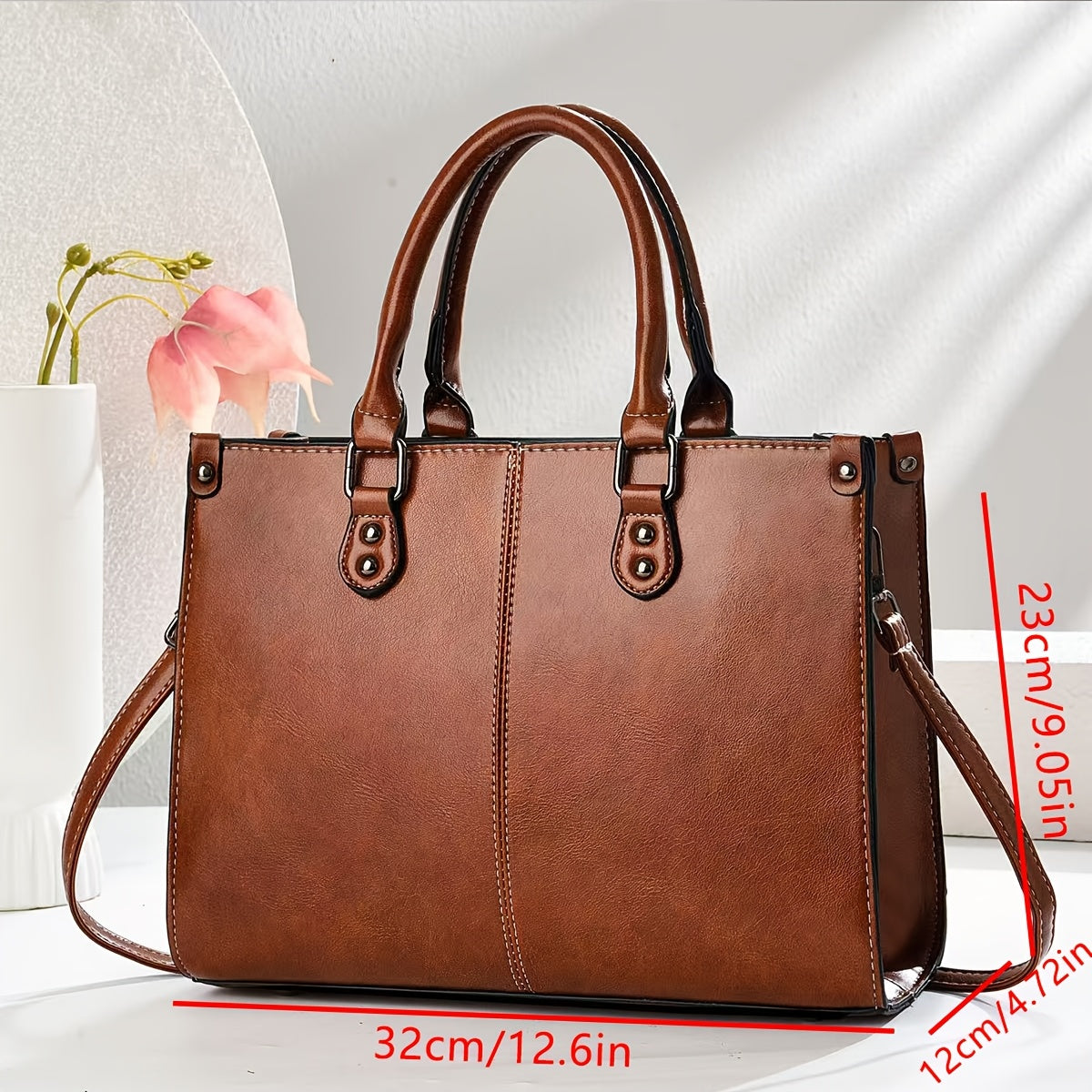 Kylie | Handbag in Structured Leather