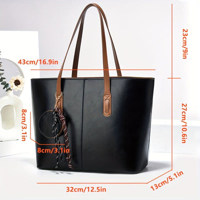 Kim | Two-Tone Tote Bag