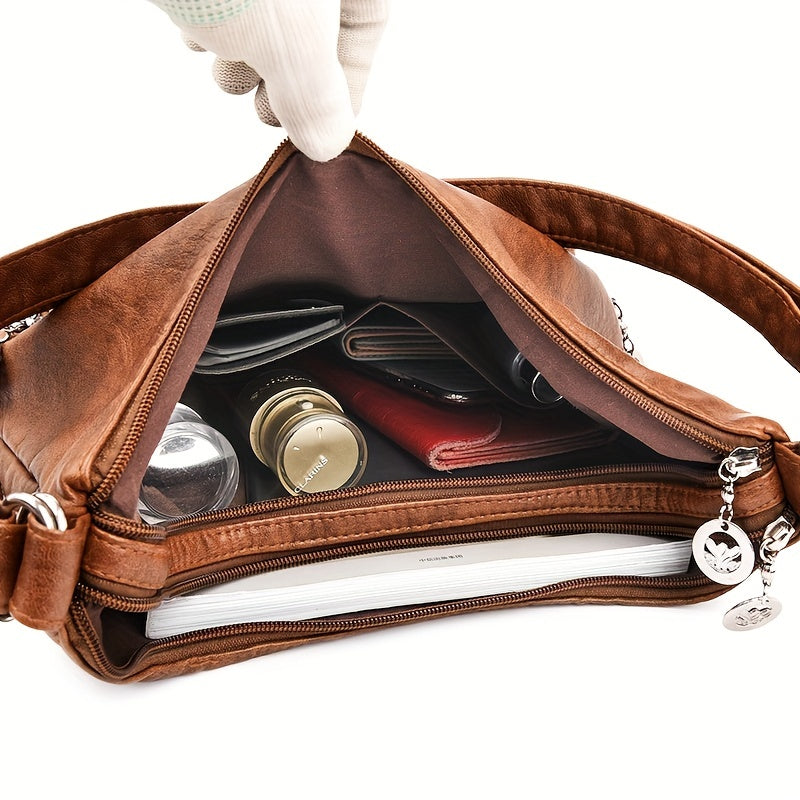 Kloe | Casual Hobo Leather Bag
