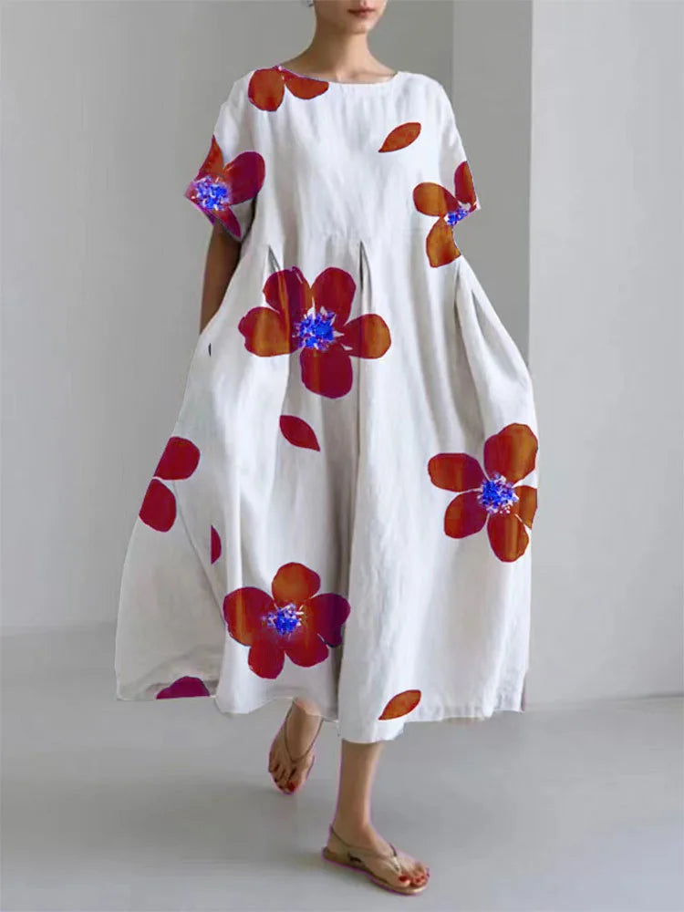 Caterina | Bright Summer Viscose Dress
