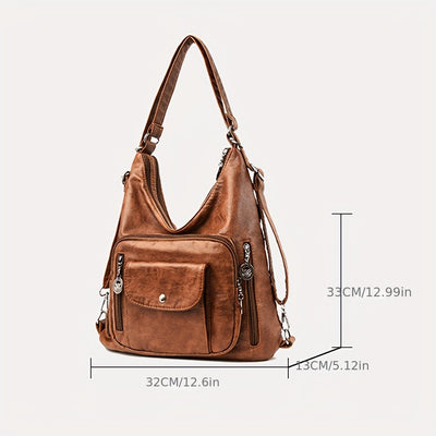Kloe | Casual Hobo Leather Bag
