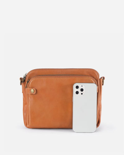Freja | Urban leather crossbody bag