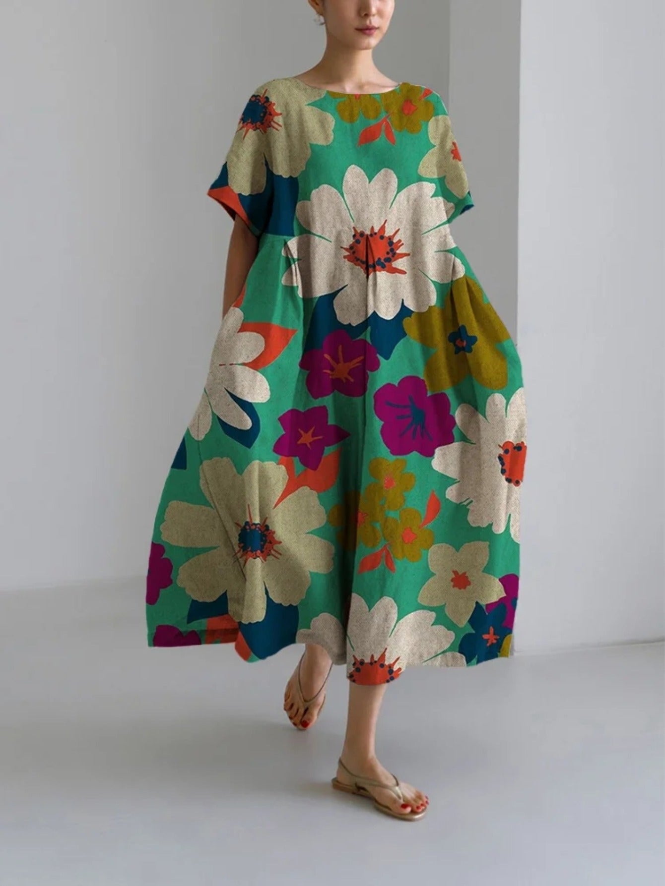 Karin | Artistic Floral Dress