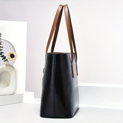 Kim | Two-Tone Tote Bag