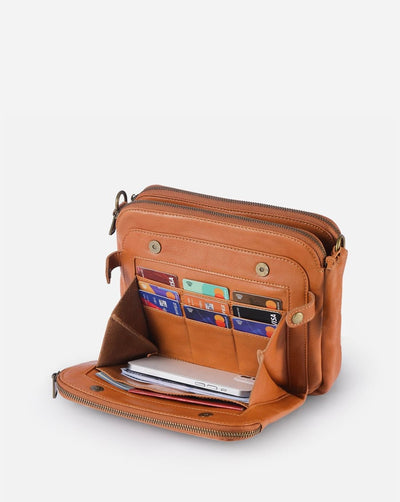 Freja | Urban leather crossbody bag