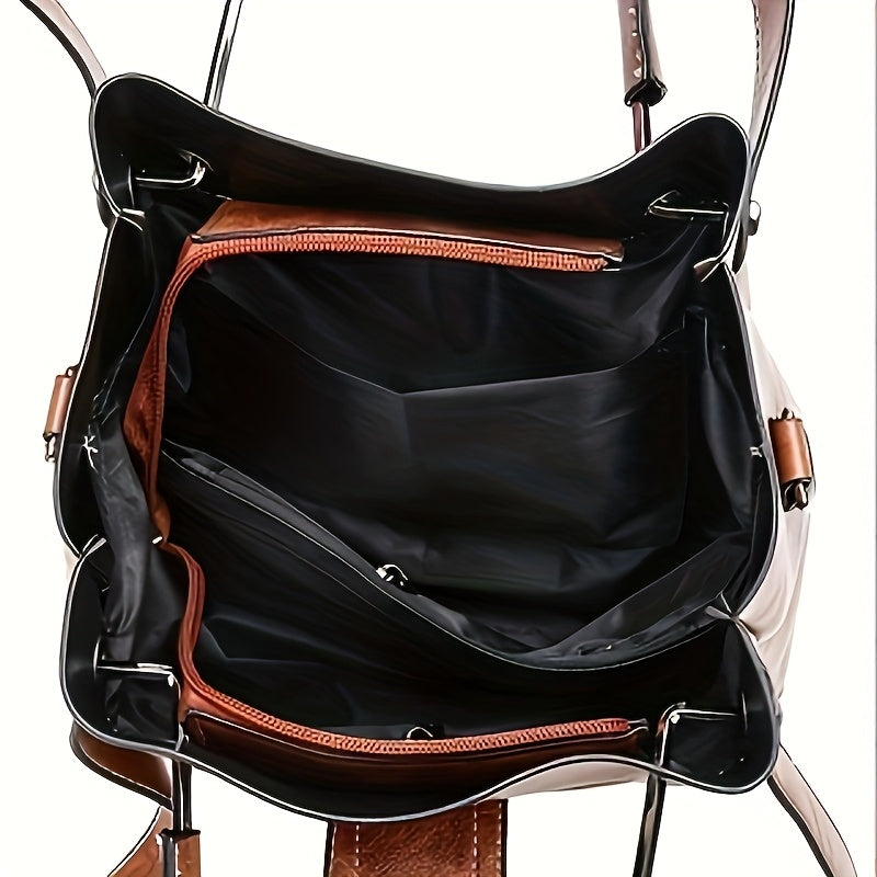 Kimberly | Structured Leather Bucket Bag