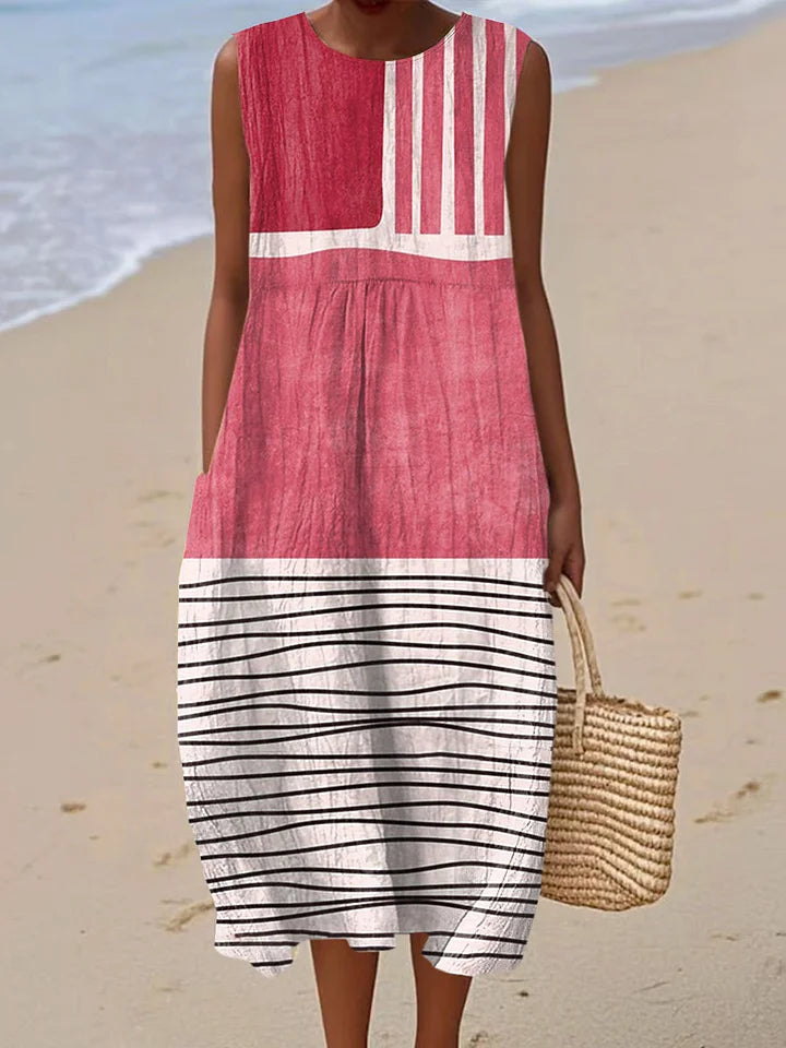 Veronica - Sleeveless Summer Pocket Dress