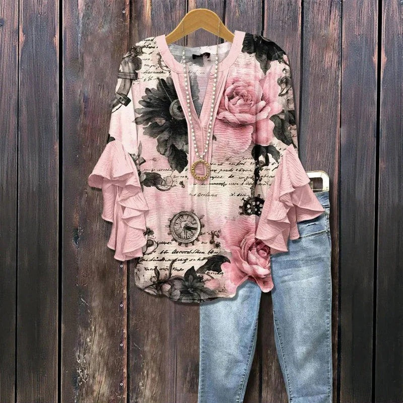 Eden | Ruffle Sleeve Blouse