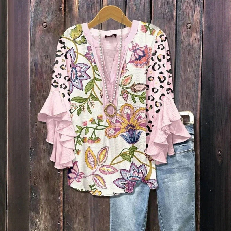 Clara | Ruffle Sleeve Blouse
