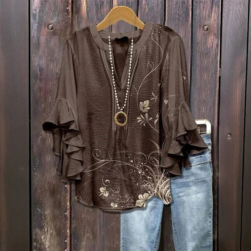 Lilly | Ruffle Sleeve Blouse