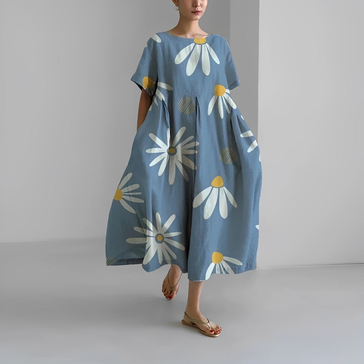 Eden | Floral Dress in Soft Fabric